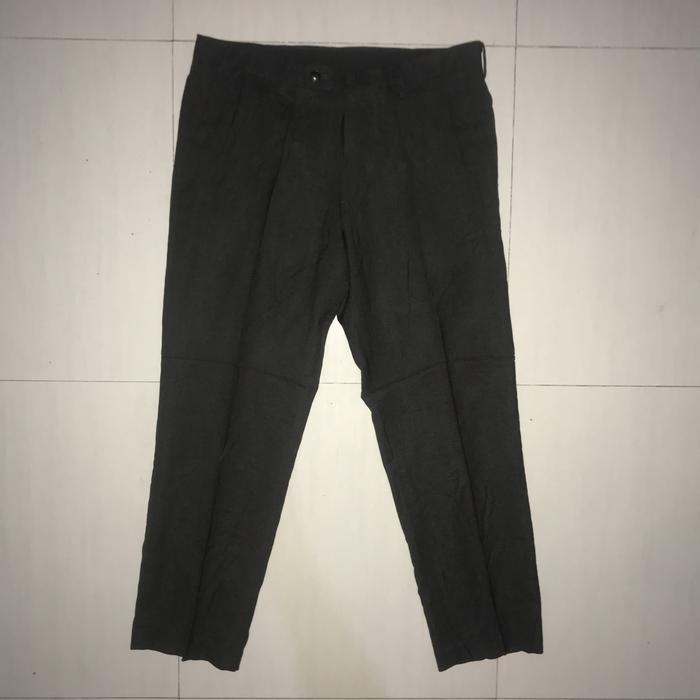 Celana kantor uniqlo kando ezy grey ankle length long pants