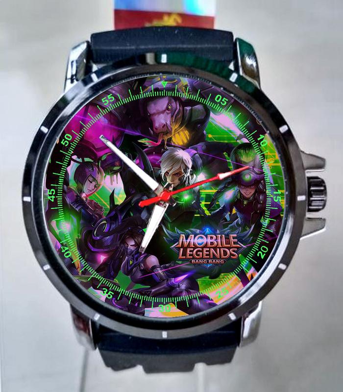 SPESIALIS Jam Tangan Pria Custom Gambar MOBILE LEGENDS VENOM SQUAD 2
