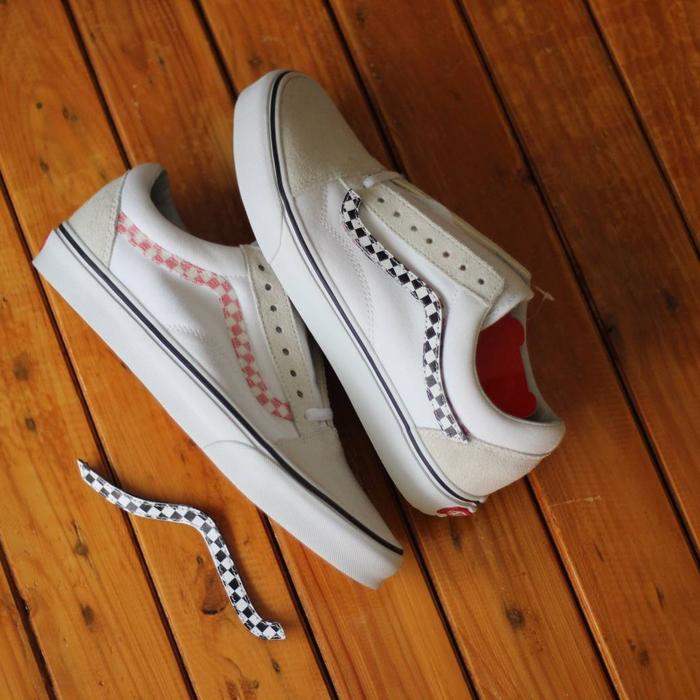 Vans Oldskool V Side Stripe True White