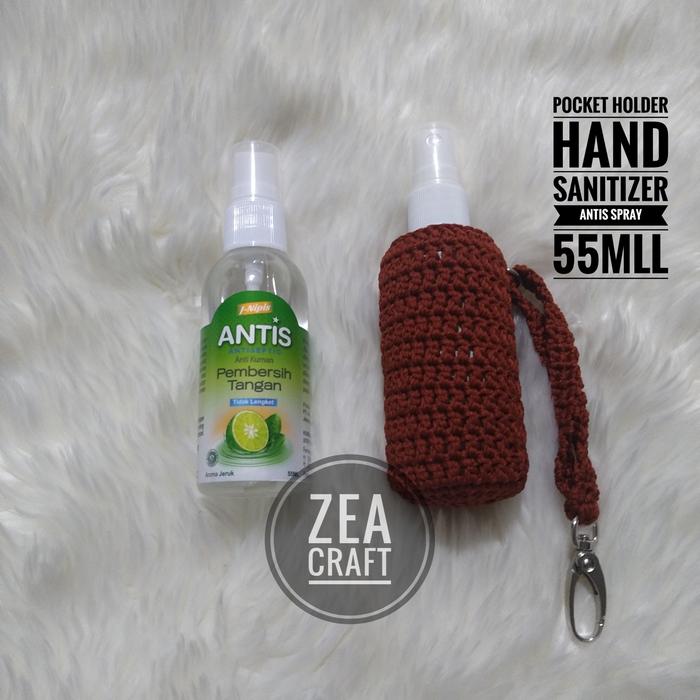 POCKET HOLDER / SARUNG RAJUT HAND SANITIZER CUSTOM