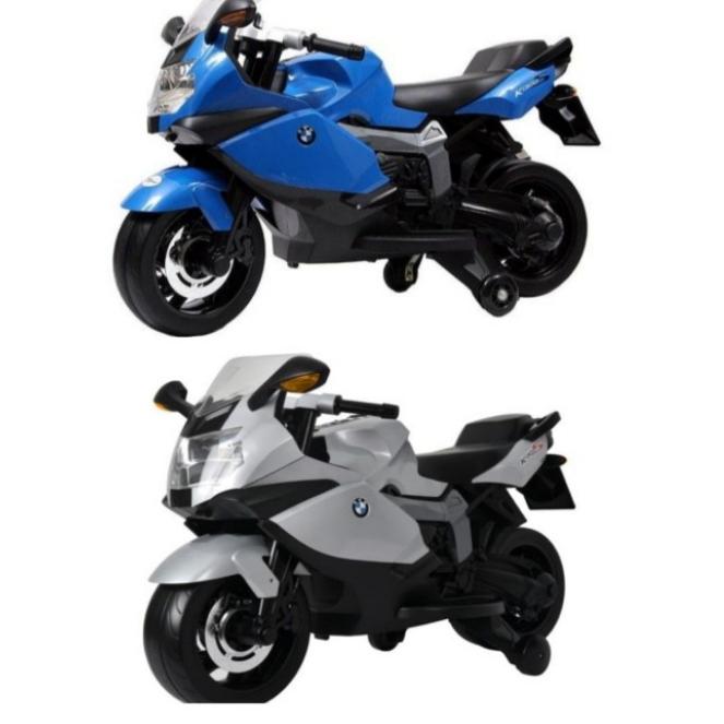 motor mainan anak aki motor mini BMW ban besar ban karet