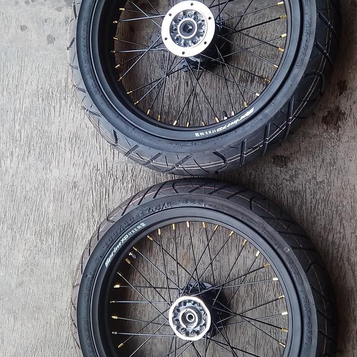 roda supermoto klx whellset klx ban Kawasaki klx 150l