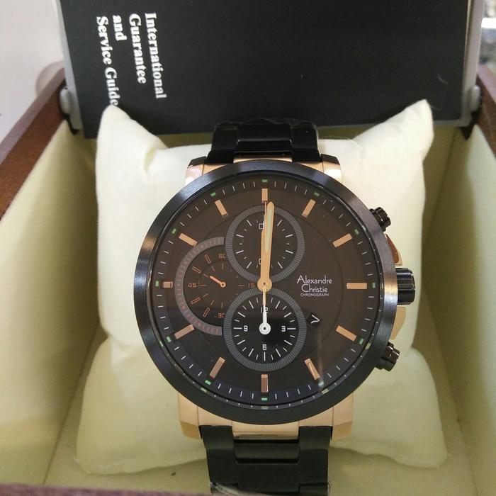 Jam Tangan Pria Alexandre Christie Ac 6563 Mc All Stainless Steel
