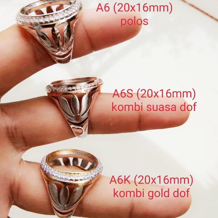 Ring Cincin Emban Perak Hongkong / Silver 925 / Model A6