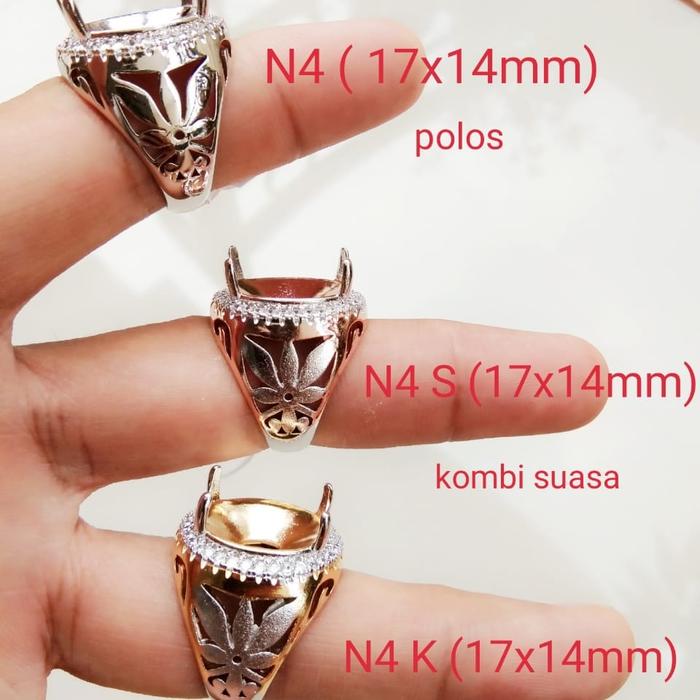 Ring Cincin Emban Perak Hongkong/Silver 925 Model N4 / S14