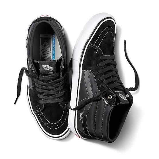 Vans x Anti Hero Sk8 Mid Pro Black White