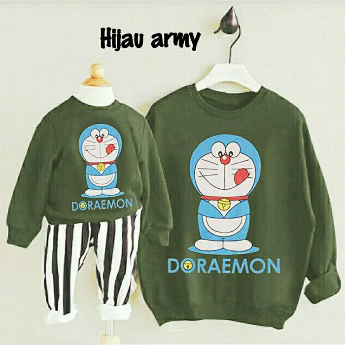 PN KAOS COUPLE DORA DORAEMON Baju Couple Ibu Anak