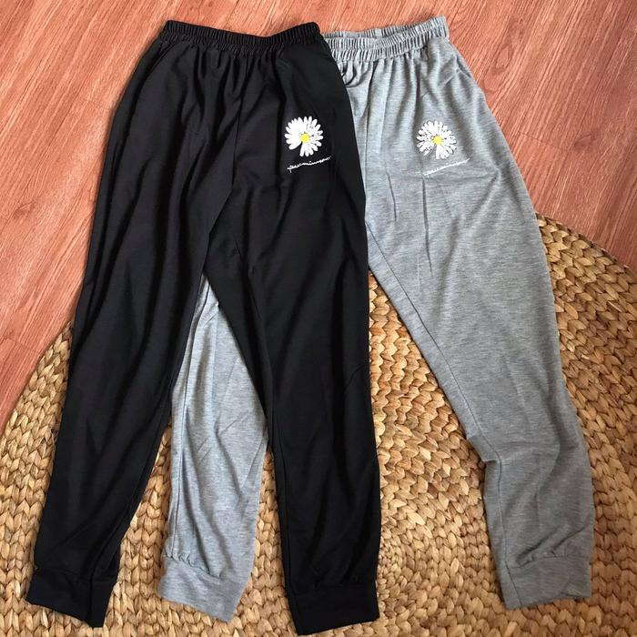 ONNIEFASHON DAISY BABYTERRY JOGGER PANTS CELANA JOGGER WANITA - CBP02