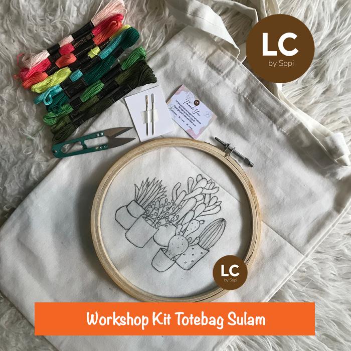 Workshop & Tote Bag Kit Sulam