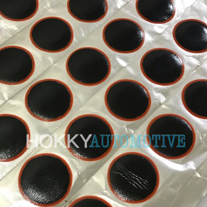 tambal ban dalam maruni 4cm / lembaran karet tambal ban dalam maruni