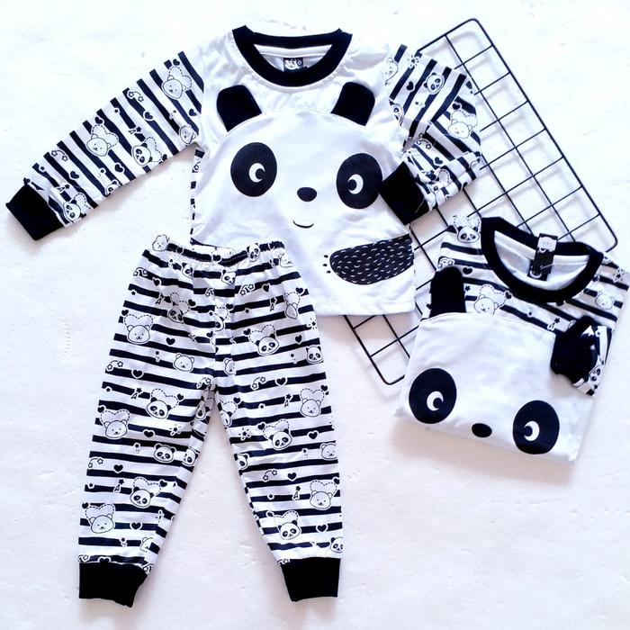 Setelan Anak Perempuan V3 SML Panda