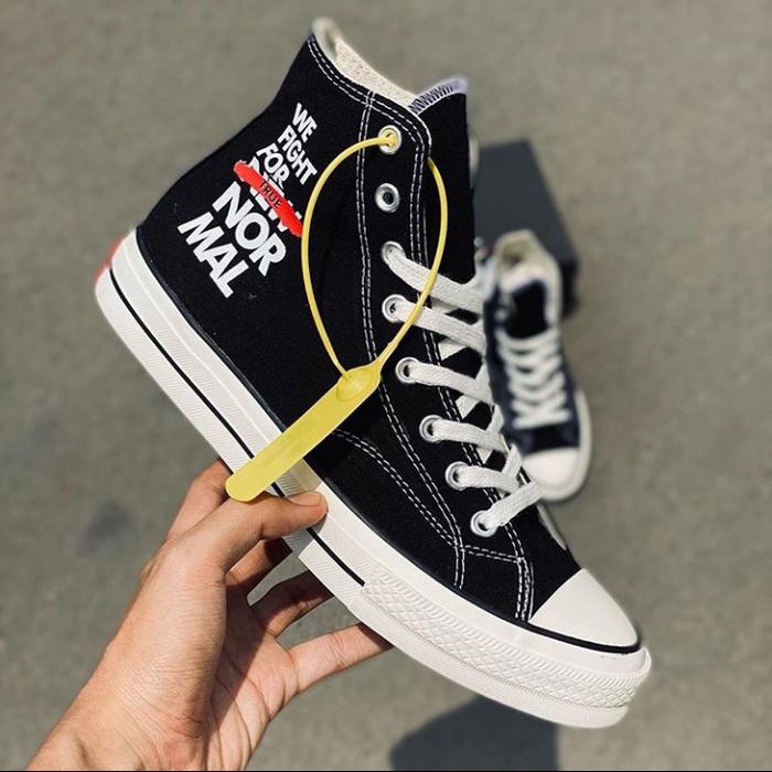 Sepatu sneakers No Brands 'Corona Jancok' TPS Hi True Normal