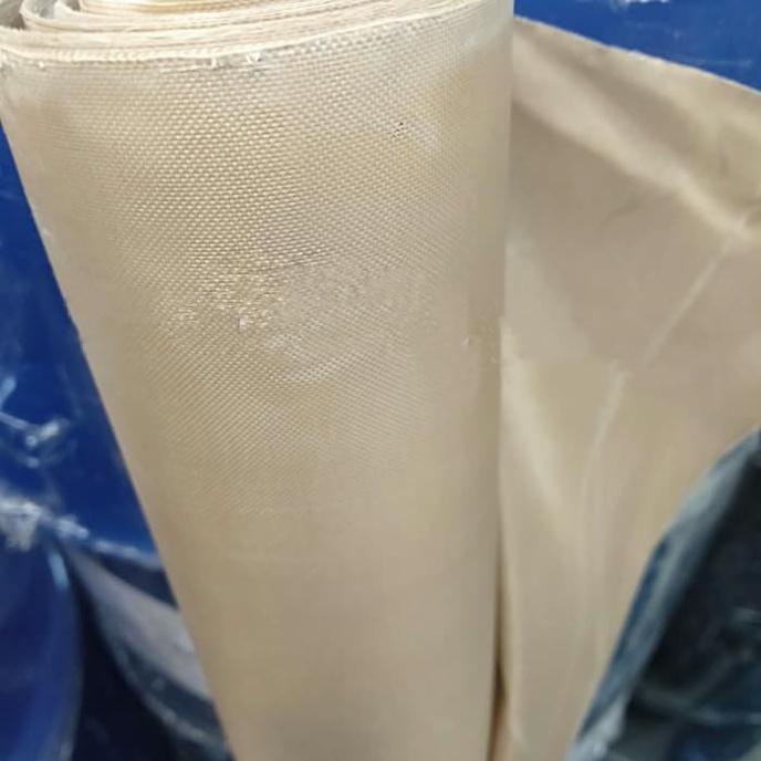 ptfe glass fabric /kain teflon kasar 0.25mm