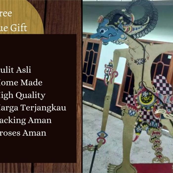 Wayang Kulit Asli Antasena / Ontoseno Alusan