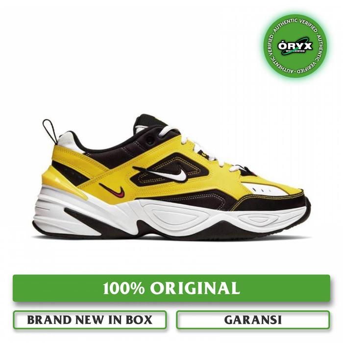Nike M2K Tekno Yellow / Black / University Red