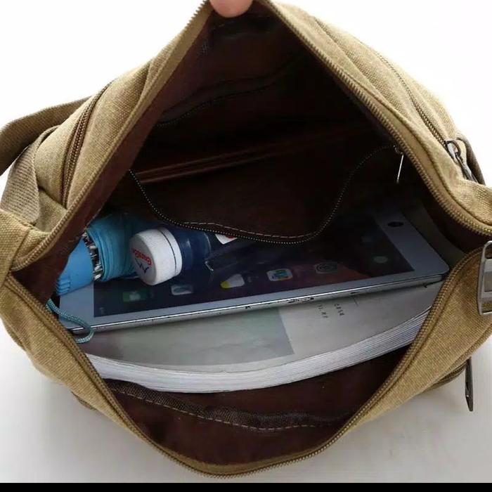 tas selempang levis kanvas pria wanita tas sling back tas kerja kuliah