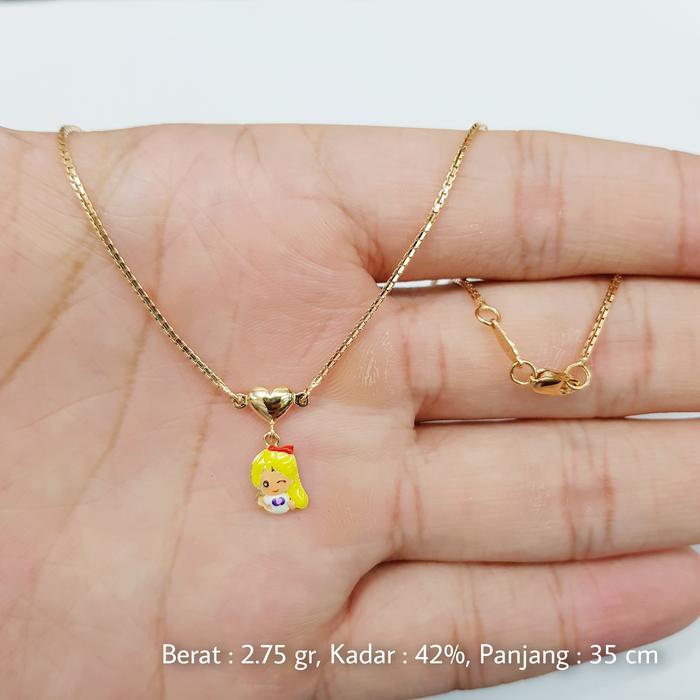 42% / 2.75 GR - KALUNG ANAK KARAKTER KUNING 35 CM - U