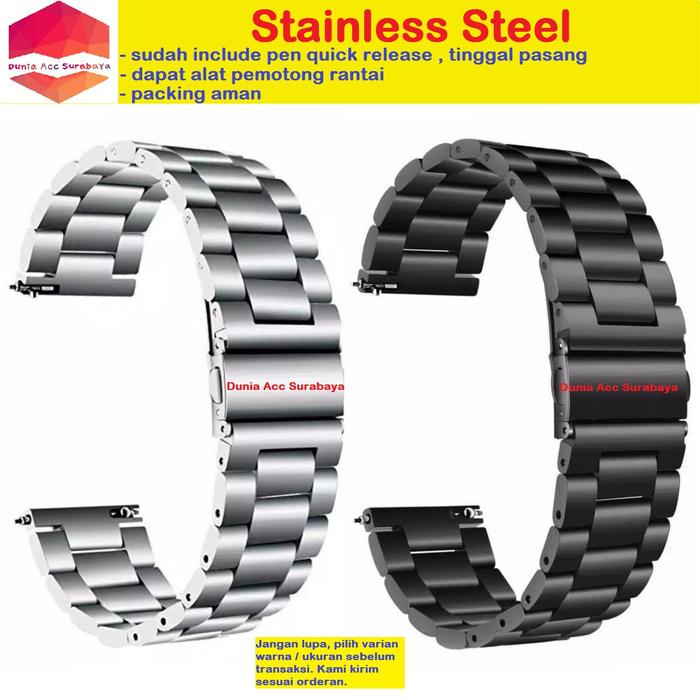 Strap Rantai Stainless Steel untuk Fossil Gen 3 Q Venture
