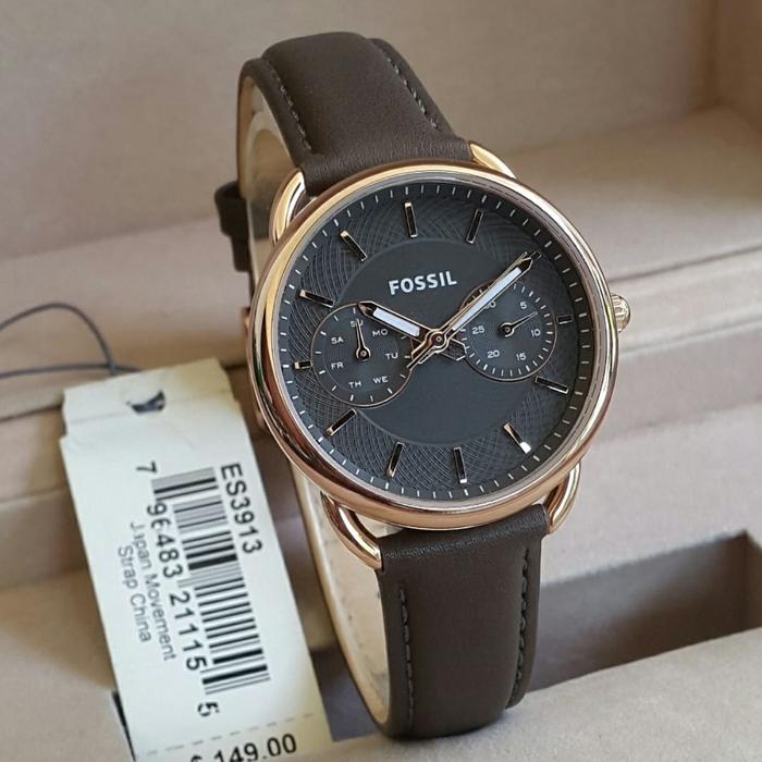 Jam Tangan Wanita Fossil ES 3913 ES 4260 Kulit Tailor 3.6cm