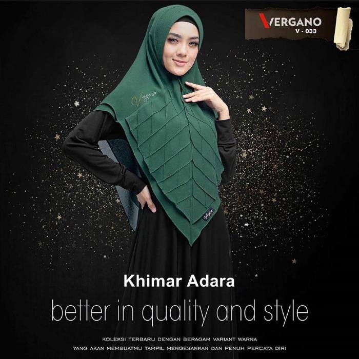 VERGANO KHIMAR ADARA / Hijab Kerudung Jilbab Ceruty Babydoll Polos / Fashion Muslim