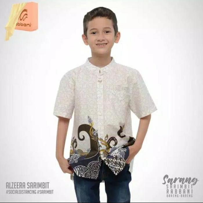 Rabbani Kemko Anak Alzeera Sarang Baju Koko Baju Muslim Anak