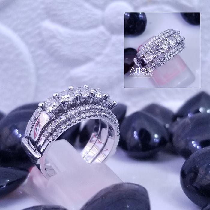 cincin listring berlian emas