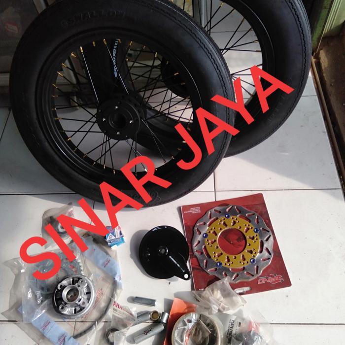 sepaket velg japs style classic 400 350 17 atau 18 thunder thunder 125