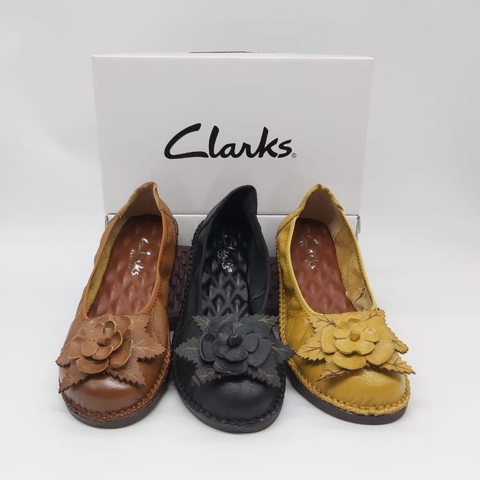 Sepatu Clarks Wanita / Clarks RG-9888 / Clarks 9888 Woman flat shoes