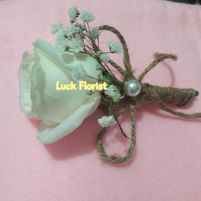 Korsase Mawar Asli - Pin Jas Mawar Wedding - Korsase Pernikahan
