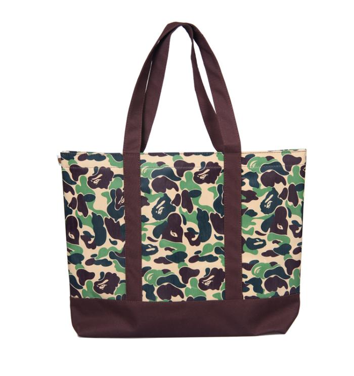 BAPE camo tote bag