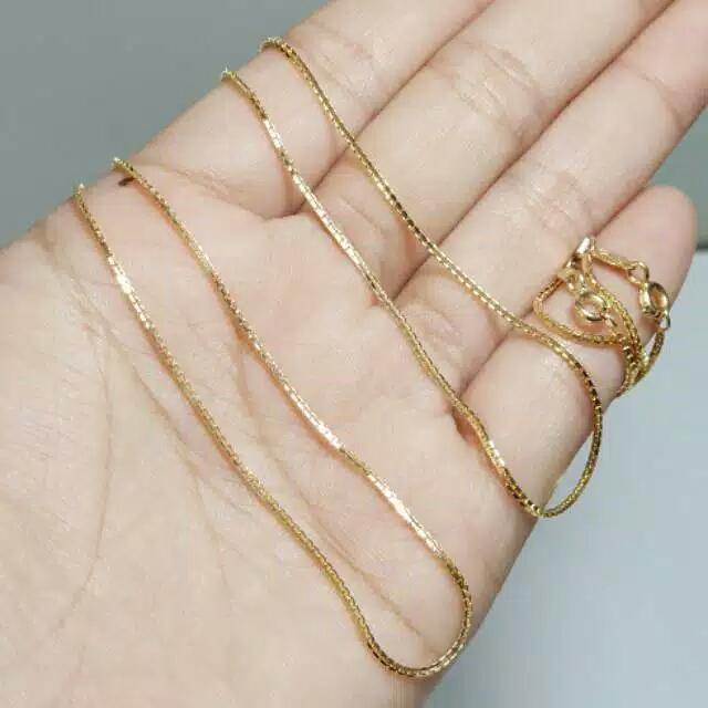 kalung italy santa emas asli kadar 700