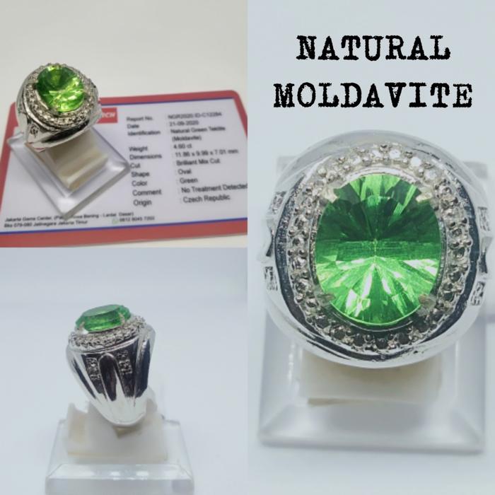 BATU CINCIN MOLDAVITE PLUS MEMO