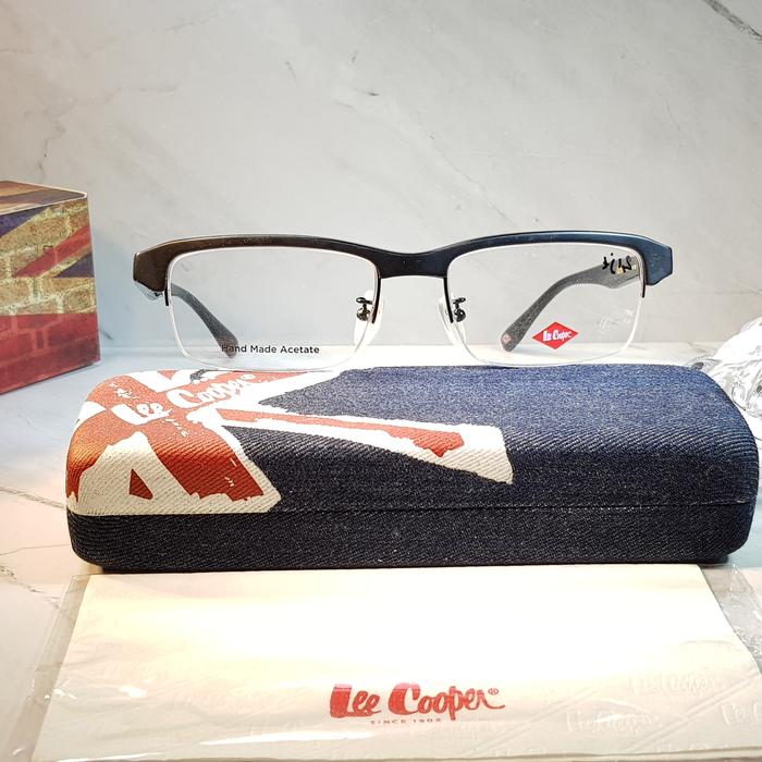 Kacamata Pria Original Lee Cooper FP0408 Half Frame Acetate