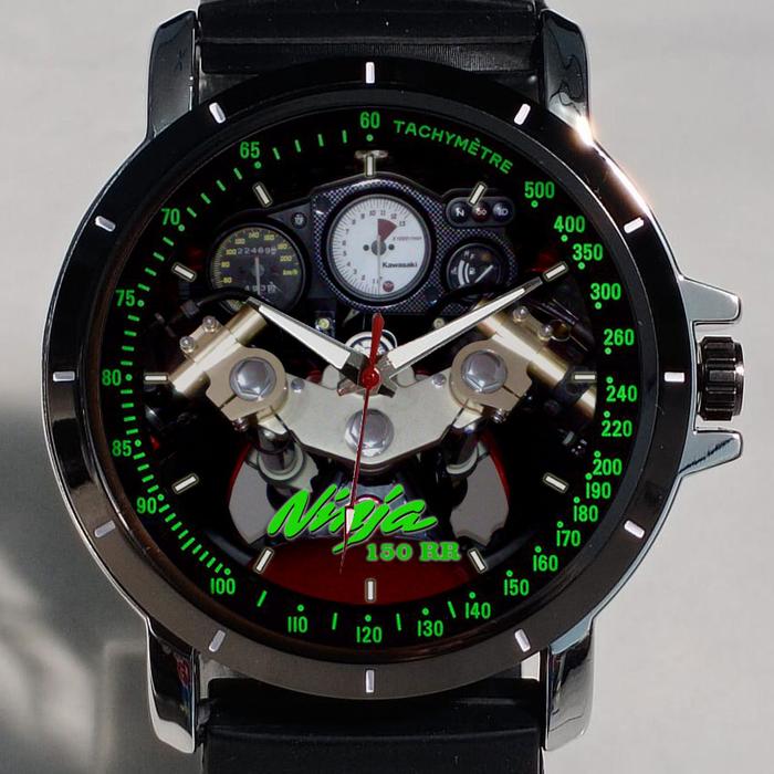 Jam Tangan Custom Speedometer Ninja 150 RR Kawasaki