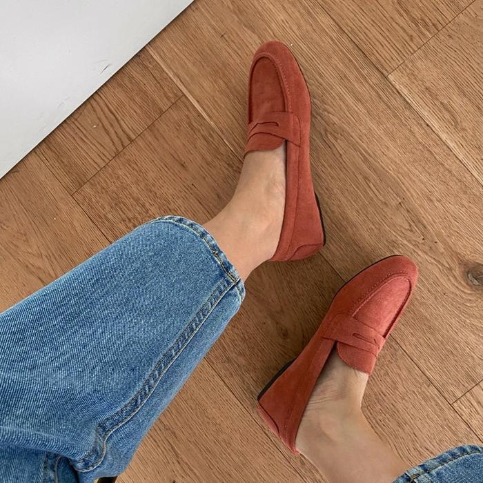 SAPPUN Burdines Suede Penny Loafer 1cm