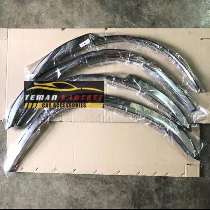 LIST LIS ATAS BAN OVER FENDER TRIM MOBIL SUZUKI VITARA ESCUDO STAINLES