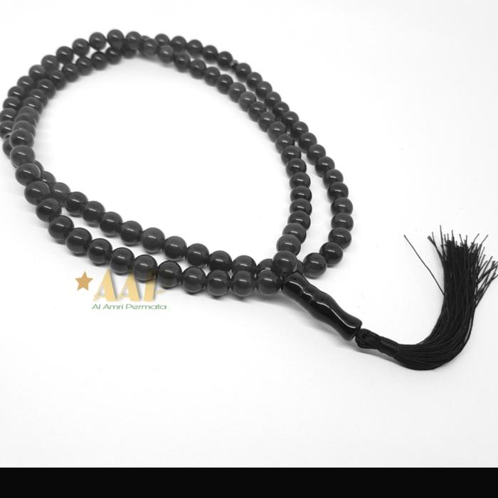 Tasbih Batu Akik Mata Dewa /Mata dewa Natural stone 99 Butir -asli