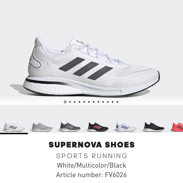ADIDAS SUPERNOVA SHOES ORIGINAL