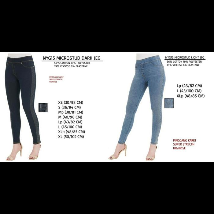 Celana Jeans Jegging Nygard Microstud NYG15