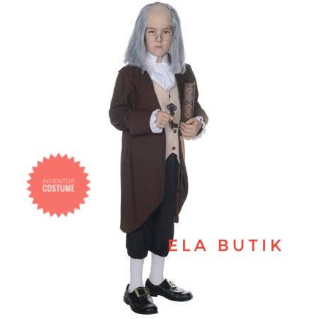 kostum kolonial- benjamin franklin-kostum penemu-inventor-book day