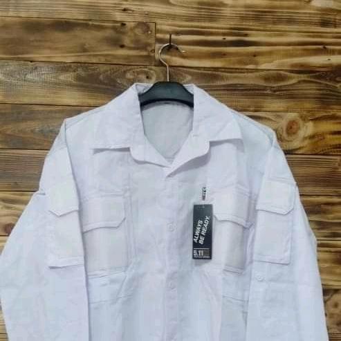 kemeja tactical 511 warna putih