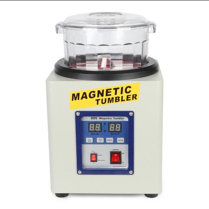 Magnetic Tumbler kt 205 | Mesin Magnetic Tumbler Poles Perhiasan Emas Perak – Mesin Pembersih & Pem