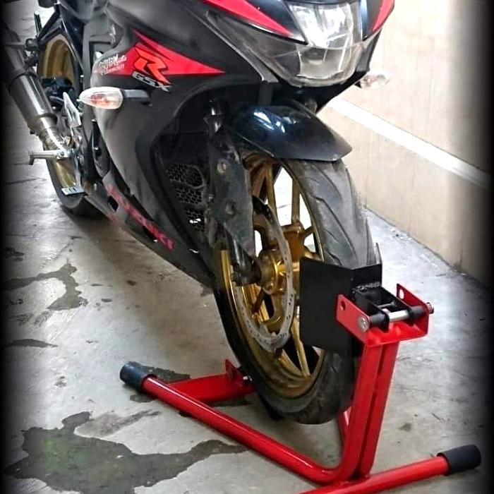 wheel chock/pedok depan/ parking stand