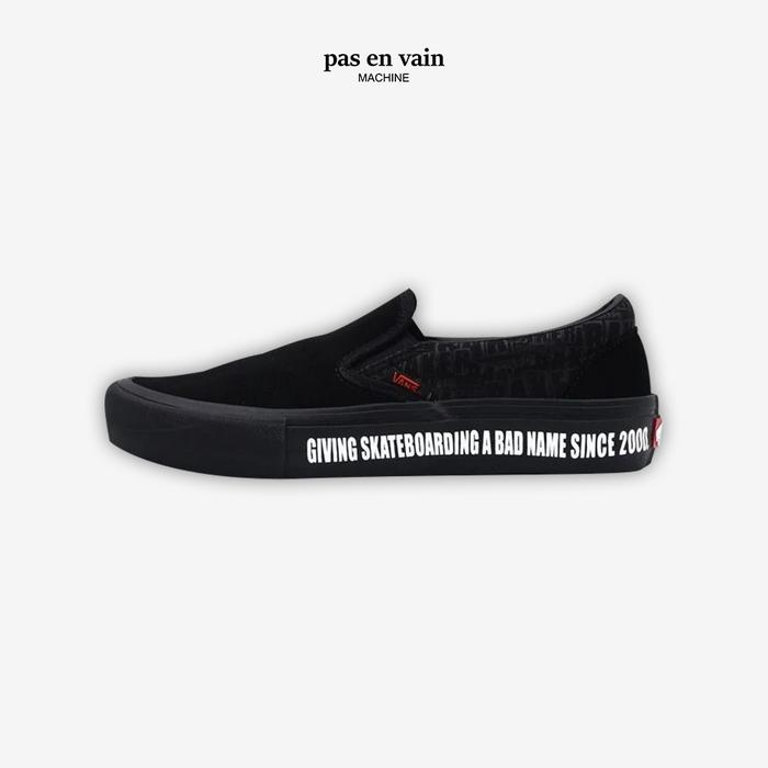 Vans Slip On Baker Pro Black 100% Original
