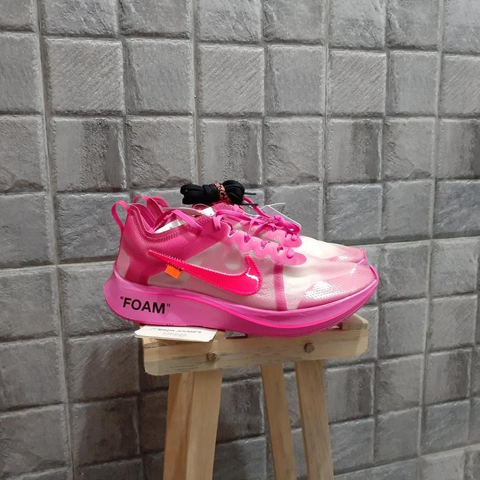 Op Wa-it Zoom Fly Pink Fuchsia size 11us (45) Casual Sneakers Shoes Wanita Pria Anak