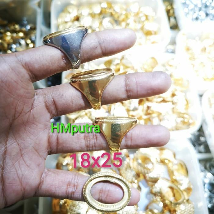Ring emban titanium super kualitas model pandan