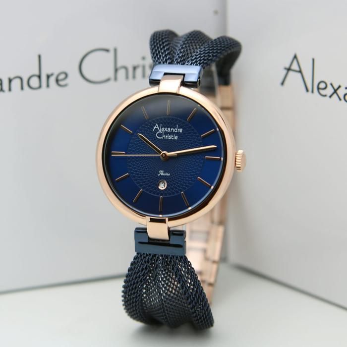 [ ORIGINAL ] Jam Tangan Wanita / Cewek Alexandre Christie 2872 AC 2872