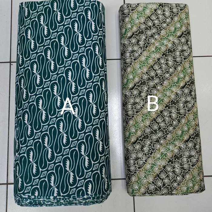 Kain batik bahan katun meteran motif/batik Indonesia batik halus kain fashion kualitas bagus