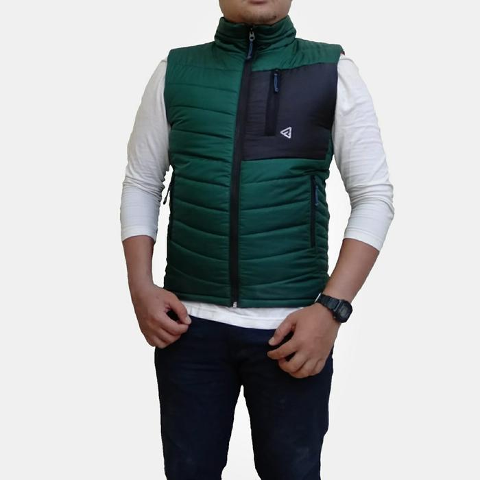 jaket rompi vest + jaket pria + jaket vest peakblok