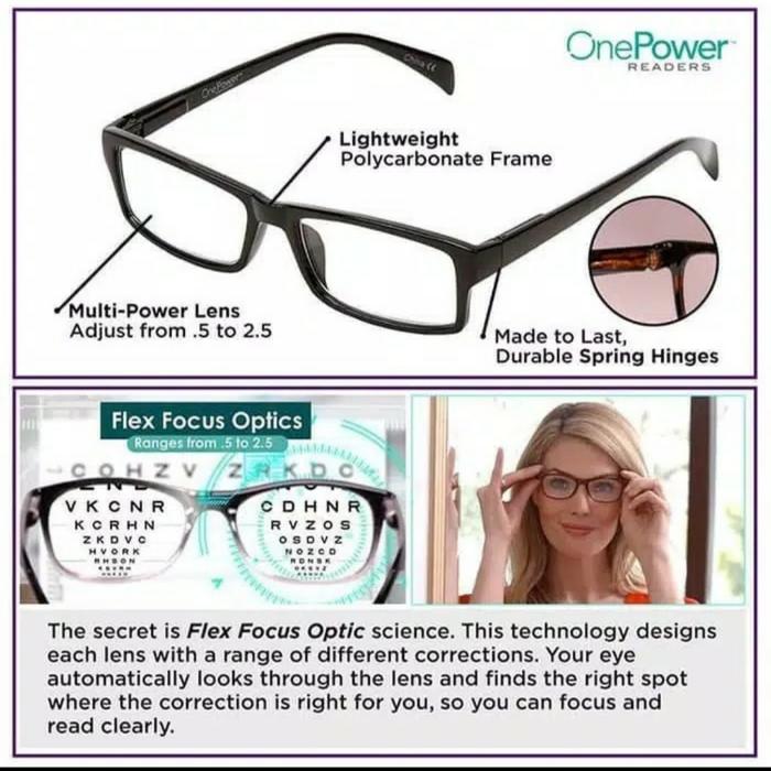 Kacamata Baca Autofocus Pria Wanita / Kacamata Ajaib / Smart Glasses